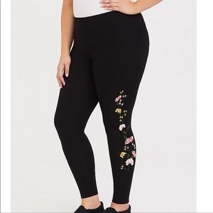 TORRID floral leggings